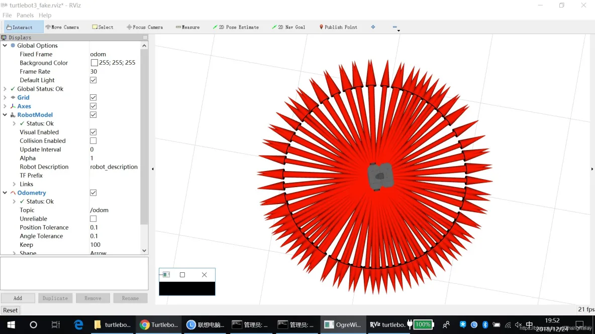 Windows系统使用Gazebo机器人仿真软件和Cartographer（SLAM）_desktop_05